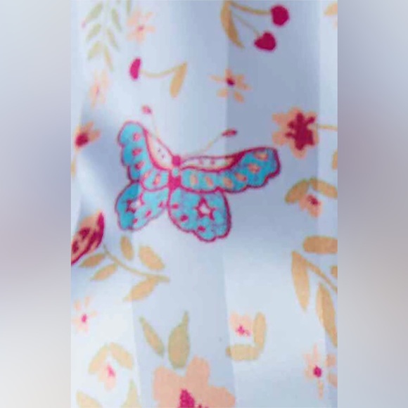 NWT Free People Intimately Pillow Talk Blue Combo Mixed Print PJ Set XL - Picture 5 of 5